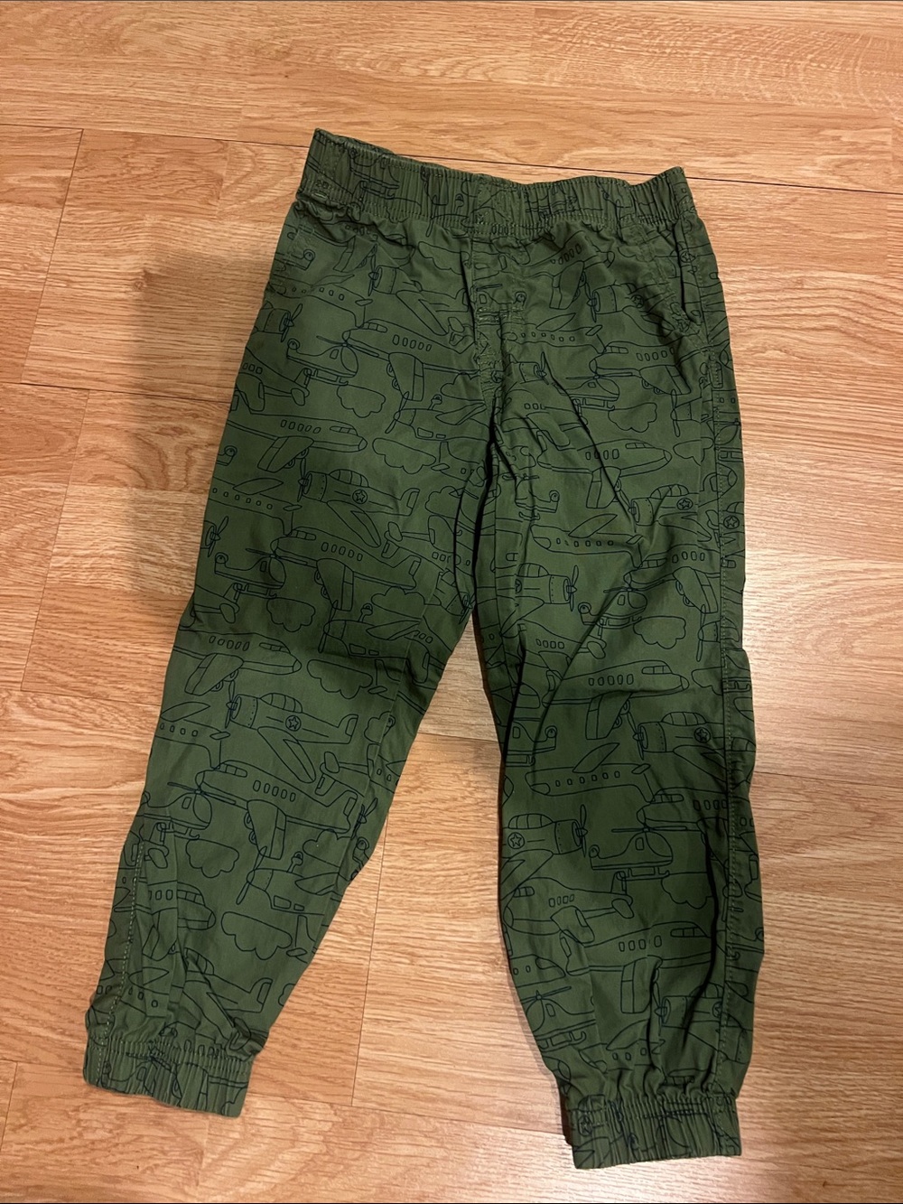 Carter's Olive Green Airplane Joggers
